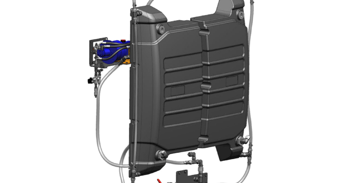 Water injection system for boom surface drills