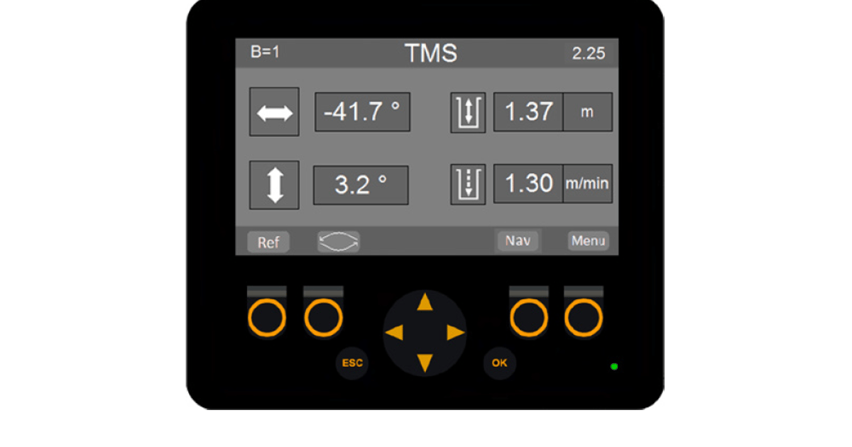 TMS + boom instrumentation for development drills