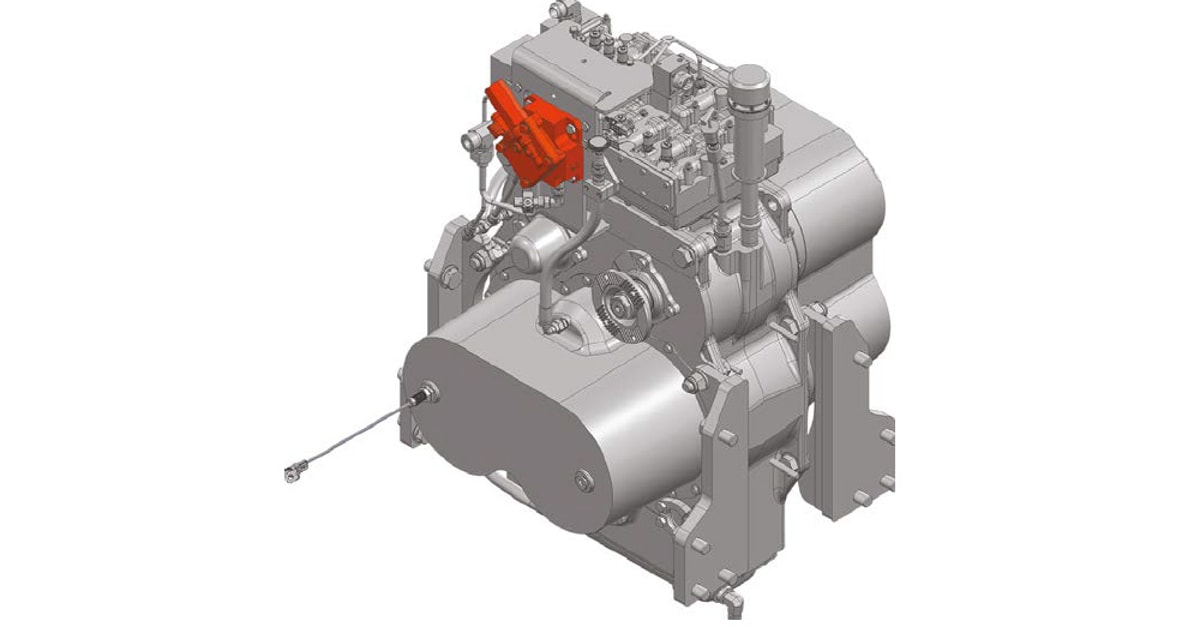 Lockup modulation valve for loaders