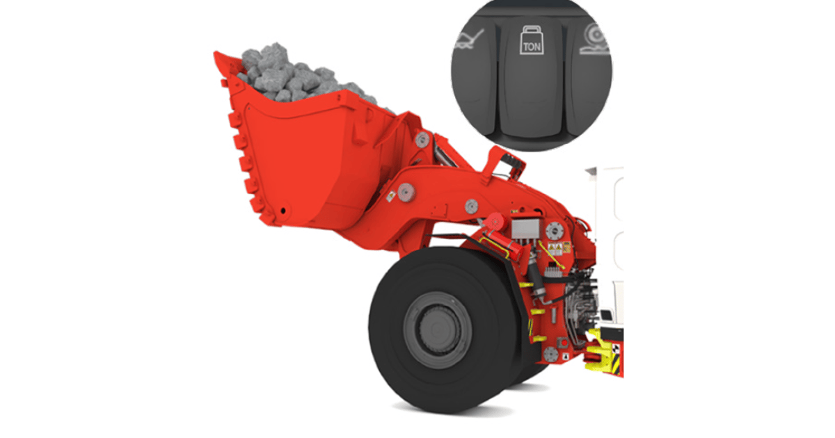 Integrated weighing system for loaders