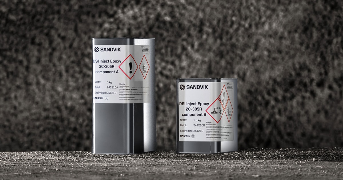 DSI Inject Epoxy - structural bonding of cracked concrete elements