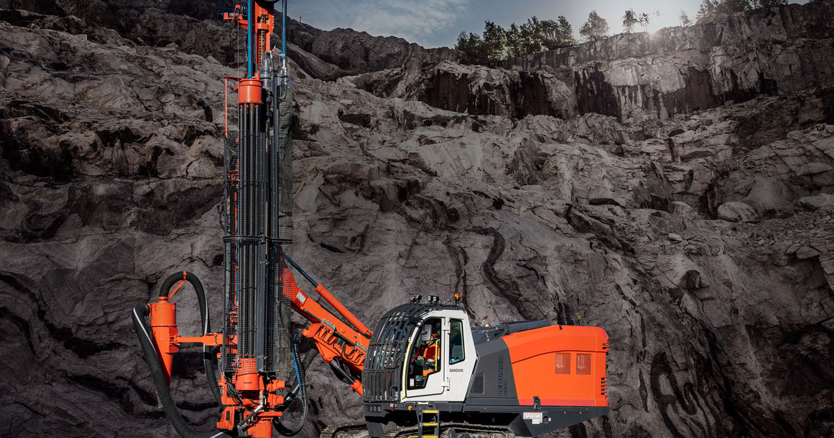 Leopard™ DI550 Down the hole drill rig/Sandvik DI550 Diesel-Powered ...