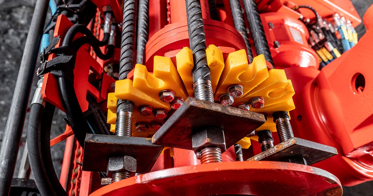 Python Bolt Ground Support Solid bolts for secure ground support in mining and tunneling