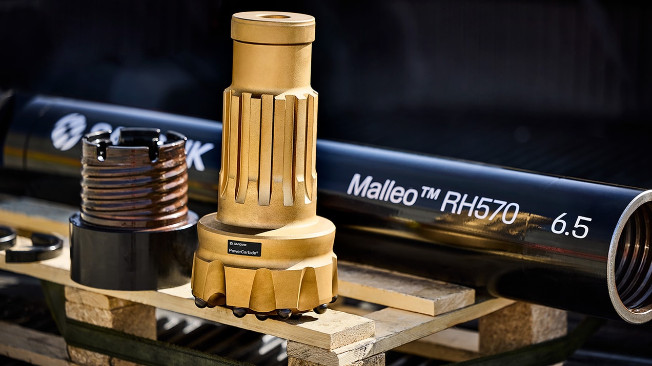 Malleo™ RH570 rock tool parts