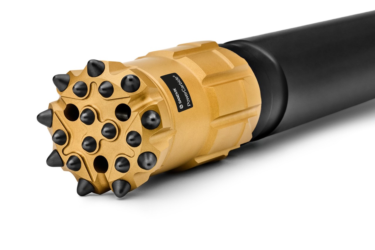 bit rosca curva top hammer rock tools