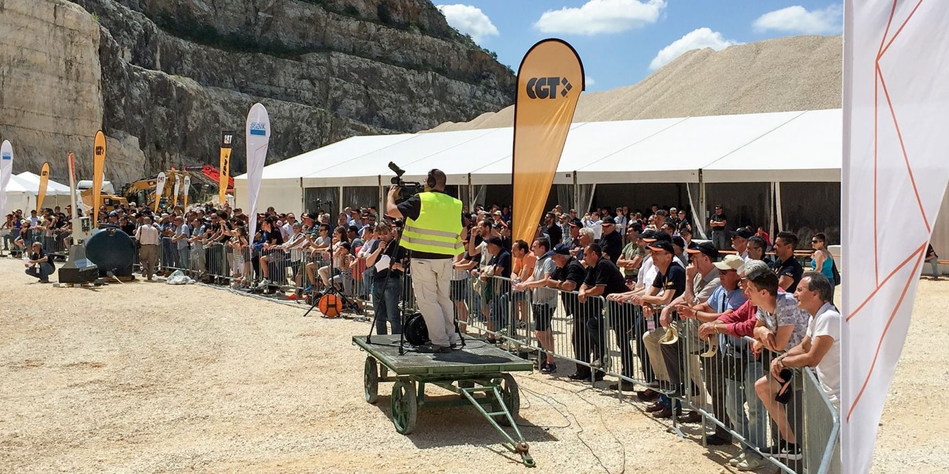 Specially invited guests were able to see live demonstrations