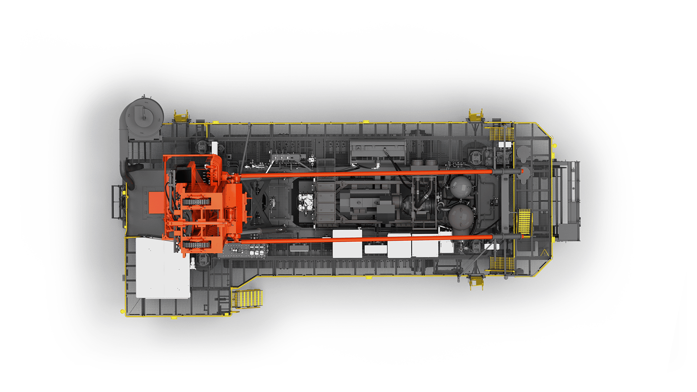 DR416iE rotary drill rig