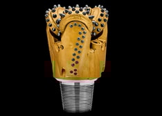 RR340 rotary drill bit side black background