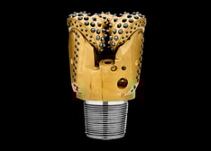 RR450 rotary drill bit side black background