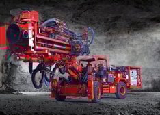 DU431 Articulated in-the-hole production drill rigs