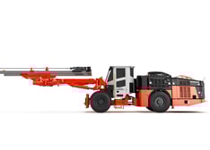 DD422iE Electric drill rig white background