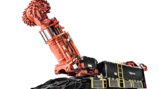 MH621 hardrock roadheader white background