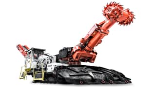 MR361 roadheader white background