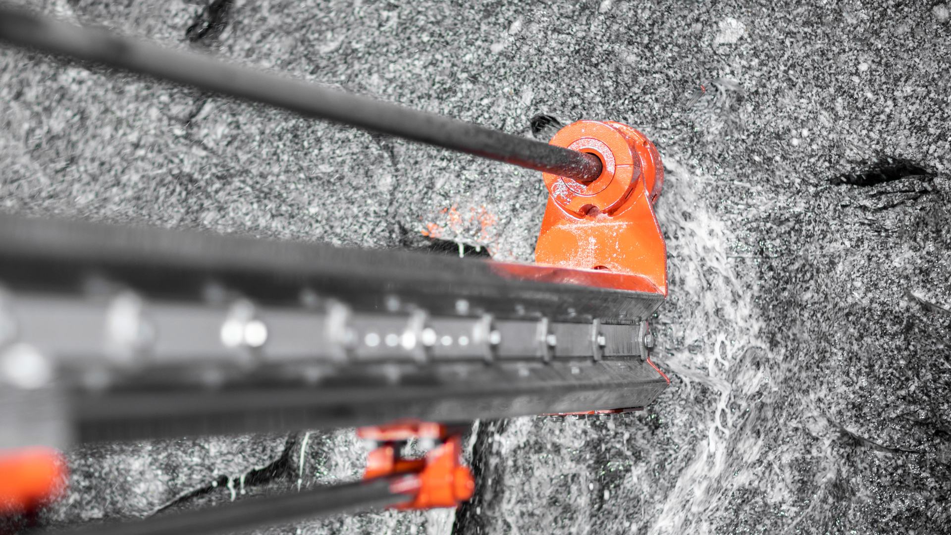 RD414 Rock drill stabilizer