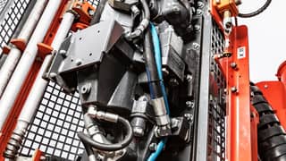 Larger hole size with drill rig