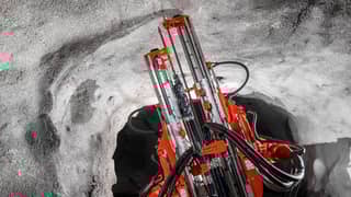 DD422i Development drill rig TFX telescopic feed option