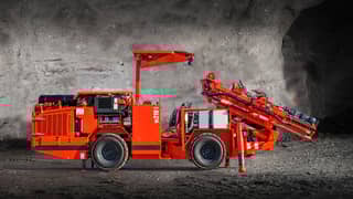 DL210 Longhole drill rig service points