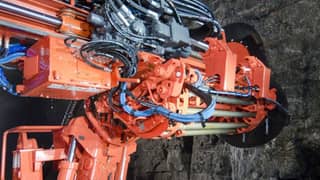 DL411 Longhole drill rig drilling