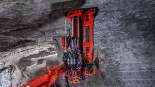 DL431 Longhole drill rig drilling