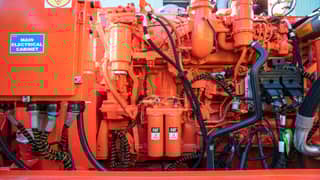 D25KX Rotary blasthole drill rig maintenance service deck