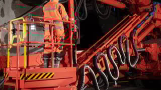 DT1231 Tunneling jumbo optional utility boom