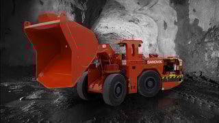  Toro™ LH202 underground loader in mine