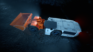 LS312 Flameproof underground loader