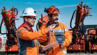 Maintenance people on site