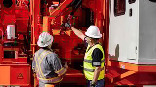 Maintenance people on site