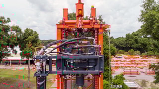 DR410i Two stage rotary head