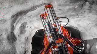 DD422iE Electric drill rig TFX telescopic feed option