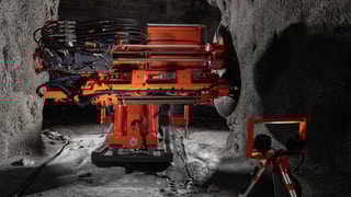 DL2710 Longhole drill rig drilling