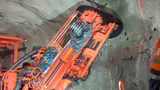 DL311 Longhole drill rig drilling module