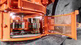 DL422i Longhole drill rig drill bit changer