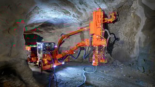 DS411 Rock support drill rig bolting head