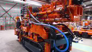 DU311-TK Tracked in-the-hole production drill rig compact drill