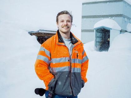 Reid Simpson, Mine Engineer, Projects, at Brucejack.