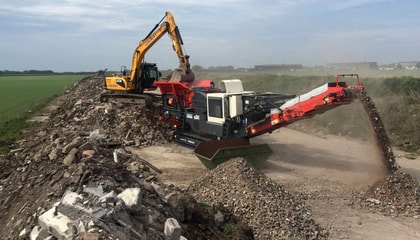 Sandvik QJ341 working in Cumbria, UK