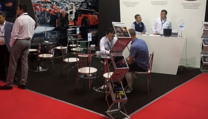 Sandvik booth at MWCA2017