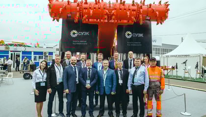 Sandvik team at the booth