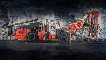 Sandvik DS422i underground drill rig