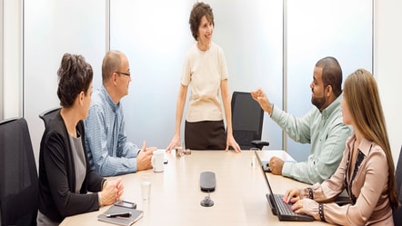 People in a meeting room