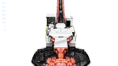 MR361 roadheader white background