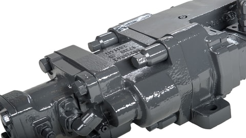 RD414 Rock drill top view white background