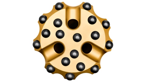 Down-the-hole RH560 bit front view