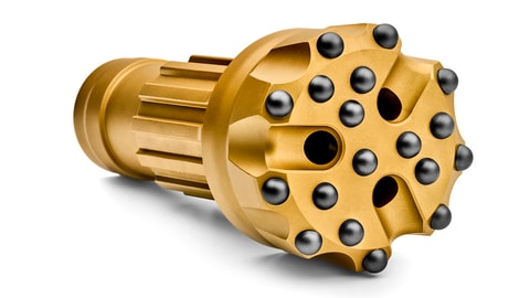 Down-the-hole RH560 bit laying