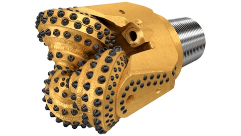 RR340 rotary drill bit laying