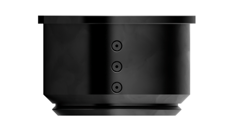 Rotary deck bushing white background