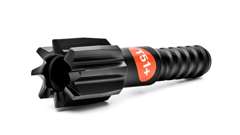 Top hammer guide adapter white background