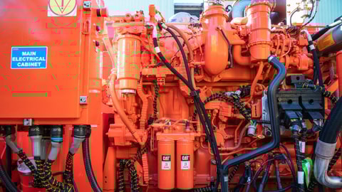 D245X open work deck and in-line engine